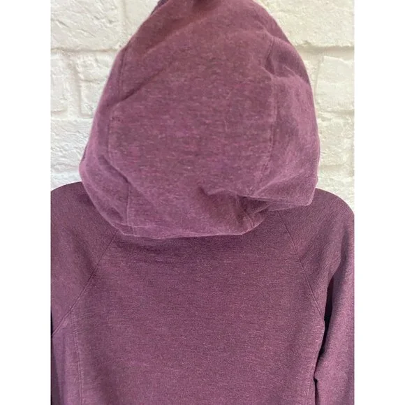 ATHLETA Sentry Hoodie Sweatshirt Medium Top California Plum Activewear 9498 - Picture 9 of 12